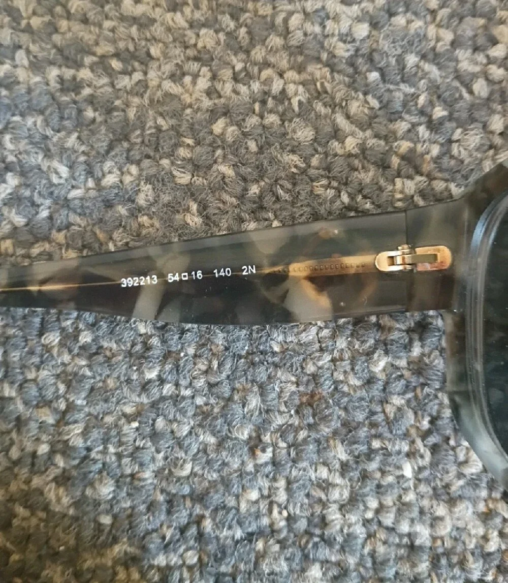 Michael Kors Gray Tortoiseshell Logo Sunglasses Frames ONLY